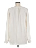 Ann Taylor LOFT 100% Polyester Ivory Long Sleeve Blouse Size M - photo 2