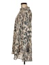 Olivaceous 100% Polyester Print Tan Casual Dress Size M - photo 5