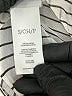 CAbi 100% Polyester Stripes Silver 3/4 Sleeve Blouse Size S - photo 8
