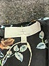 Thakoon 100% Silk Floral Black Short Sleeve Silk Top Size 4 - photo 7
