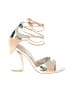Dolce Vita Metallic Silver Heels Size 7 1/2 - photo 1
