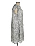 Lark & Ro 100% Polyester Animal Print Silver Casual Dress Size 8 - photo 4
