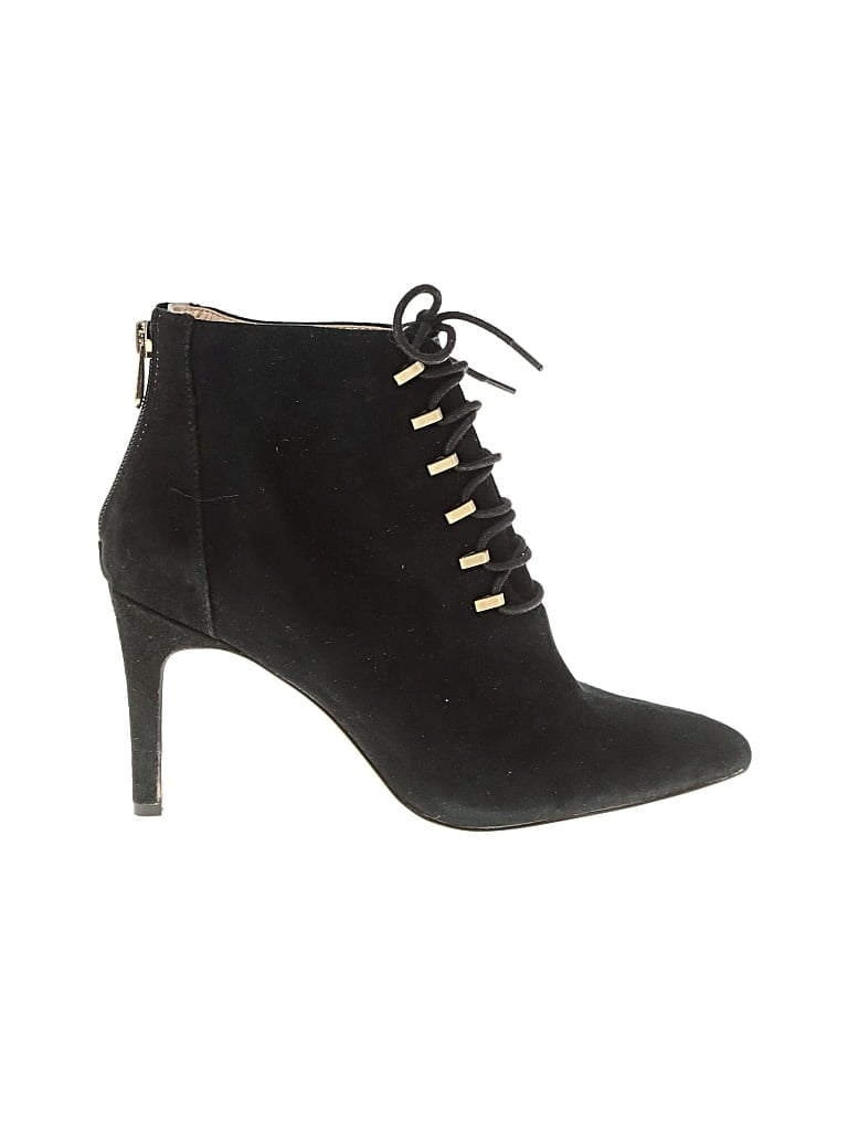 Pre-owned Adrienne Vittadini Ankle Boots In Black
