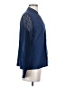 Unbranded 100% Polyester Blue Long Sleeve Blouse Size S - photo 4