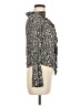 Zara 100% Viscose Animal Print Brown Long Sleeve Blouse Size M - photo 4