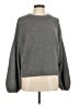Express Solid Gray Pullover Sweater Size M - photo 1