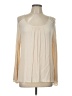 Bow & Arrow 100% Rayon Ivory Long Sleeve Blouse Size L - photo 1