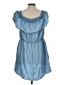 Express 100% Lyocell Blue Casual Dress Size L - photo 2