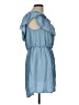 Express 100% Lyocell Blue Casual Dress Size L - photo 4