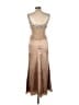 Montage Boutique 100% Polyester Tan Cocktail Dress Size 8 - photo 2