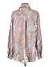 PrettyLittleThing 100% Polyester Paisley Silver Long Sleeve Blouse Size 4 - photo 2
