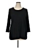 J.Jill Black 3/4 Sleeve Top Size XL - photo 1