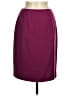 Amanda Smith Solid Burgundy Formal Skirt Size 6 - photo 1
