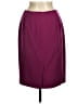 Amanda Smith Solid Burgundy Formal Skirt Size 6 - photo 2