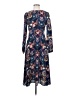 I. Madeline 100% Polyester Paisley Blue Casual Dress Size S - photo 1