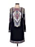 Donna Morgan Paisley Blue Casual Dress Size 10 - photo 1