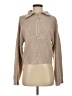 Line & Dot 100% Polyester Tan Pullover Sweater Size S - photo 1
