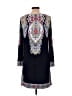 Donna Morgan Paisley Blue Casual Dress Size 10 - photo 2