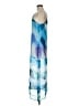 Aqua 100% Polyester Tie-dye Blue Cocktail Dress Size M - photo 5