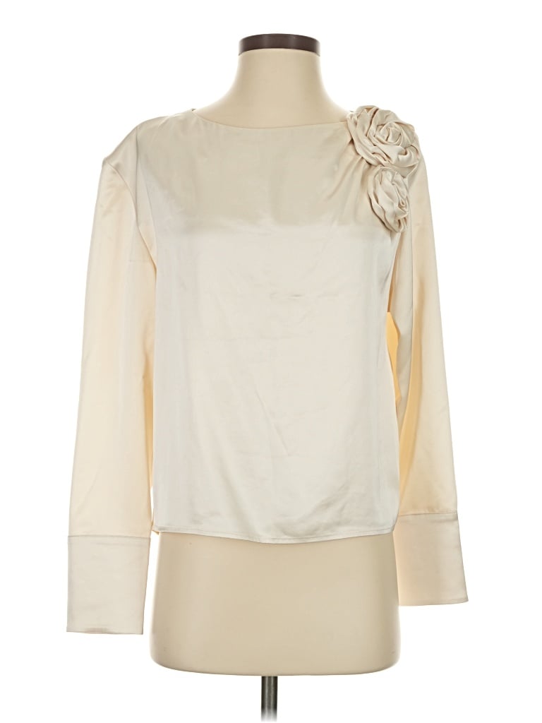 Pre-owned Paris Atelier & Other Stories Long Sleeve Blouse In White