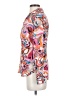 Etcetera 100% Silk Paisley Pink Long Sleeve Silk Top Size 2 - photo 5