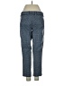 The Limited Chevron-herringbone Blue Casual Pants Size 4 (petite) - photo 2