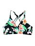 Assorted Brands Tropical Black Swimsuit Top Size XXL - photo 1