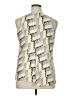 Alfani 100% Polyester Graphic Yellow Sleeveless Blouse Size 14 (petite) - photo 2