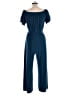 Beacon Apparel Solid Blue Jumpsuit Size L - photo 2