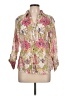 JM Collection Floral Pink 3/4 Sleeve Blouse Size 10 - photo 1