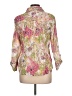 JM Collection Floral Pink 3/4 Sleeve Blouse Size 10 - photo 2