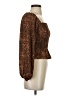 WAYF 100% Polyester Brown Long Sleeve Blouse Size XS - photo 4