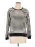 J.Crew Factory Store 100% Cotton Checkered-gingham Black Pullover Sweater Size L - photo 1