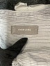 Everlane 100% Cotton Stripes Silver 3/4 Sleeve Button-Down Shirt Size 4 - photo 7