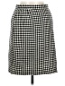 Carlisle 100% Wool Houndstooth Black Wool Skirt Size 8 - photo 1