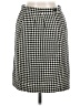 Carlisle 100% Wool Houndstooth Black Wool Skirt Size 8 - photo 2