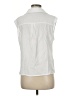 Unbranded White Sleeveless Button-Down Shirt Size M - photo 2