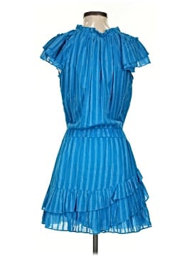 white mini drop waist dresses Karina Grimaldi | Zoe Strapless Top Navy Pinstripe main image 0