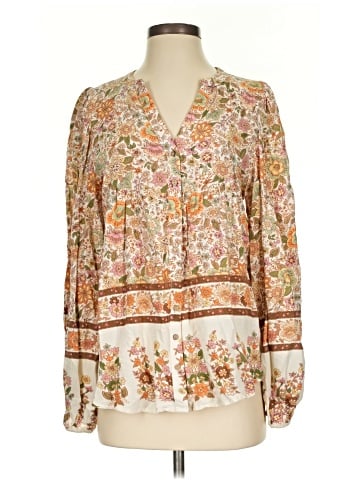 Blu Pepper Long Sleeve Blouse (view 1)