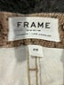 FRAME Denim Animal Print Brown Jeans Size 28 waist - photo 7
