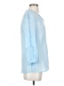 Valerie Stevens Blue 3/4 Sleeve Blouse Size S - photo 4
