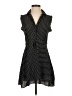 GOLDIE 100% Polyester Polka Dots Black Casual Dress Size XS - photo 1