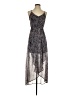 Sienna Sky 100% Polyester Paisley Gray Cocktail Dress Size XS - photo 1