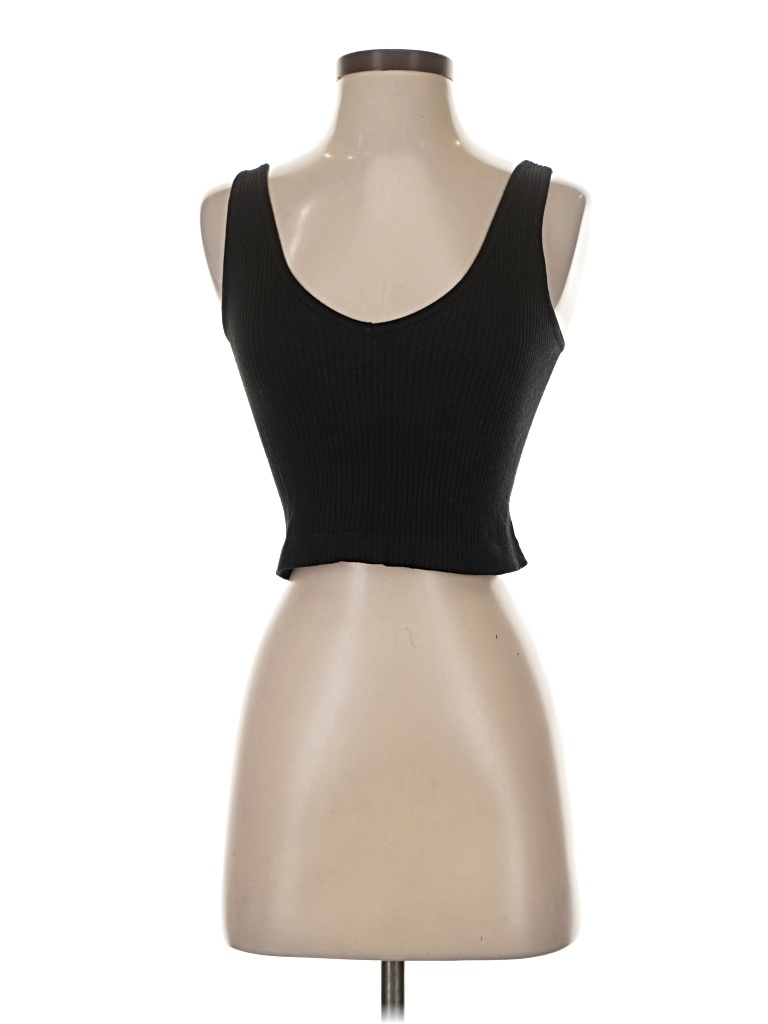 Pre-owned Intimately By Free People Tank Top Black Strapless Neckline Tops