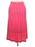 AVA Print Pink Casual Skirt Size XXL - photo 2