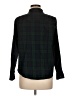 L.L.Bean Plaid Black Long Sleeve Button-Down Shirt Size M - photo 2
