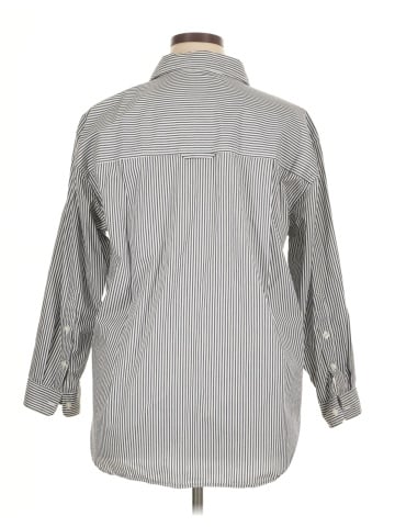 Gloria Vanderbilt 3/4 Sleeve Button-Down Shirt (view 2)