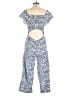 MNG Paisley Blue Jumpsuit Size 11 - photo 2