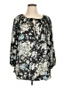 Chaps 100% Polyester Black Casual Dress Size XL - photo 1