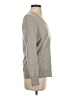 Aqua 100% Cashmere Gray Cashmere Pullover Sweater Size S - photo 4